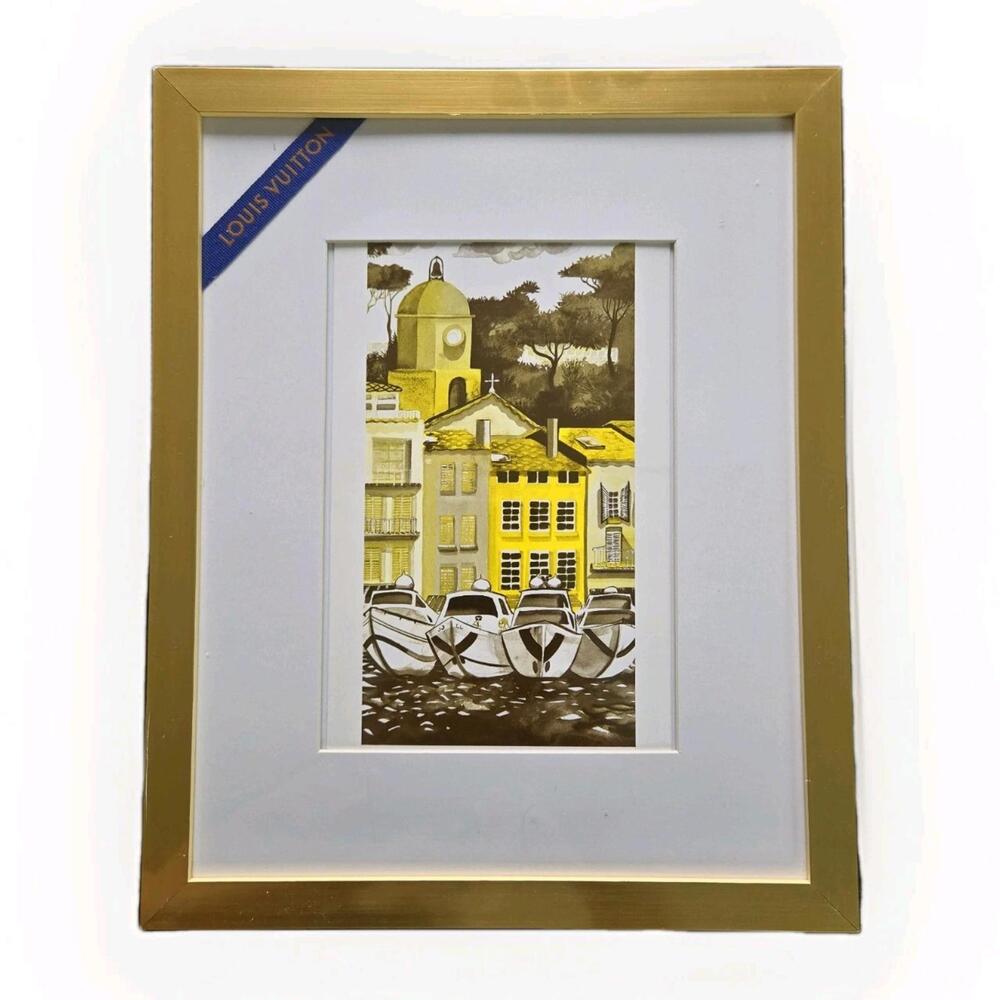 Louis Vuitton Ruben Toledo Saint Tropez Framed